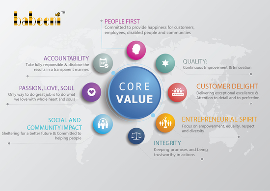 Babeeni Core Value